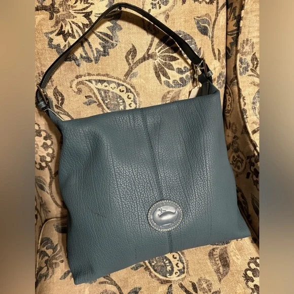 Dooney & Bourke large hobo bag in Aegean Blue - Picture 1 of 4